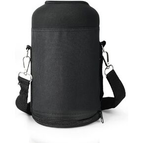 BUZIO Water Bottle Holder Carrying Pouch for 64oz 87oz 128oz Bottles - Carry, Protect and Insulate Your Flask with This Military Grade Carrier an Adjustable Padded Shoulder Strap