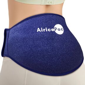 Ice Pack for Back Pain Relief, 2 Pack Reusable Gel Lower Back Wrap, Cold Compress Therapy for Waist Lumbar Injuries, Sciatic Nerve, Herniated or Degenerative Disc, Coccyx, Tailbone Pain Blue
