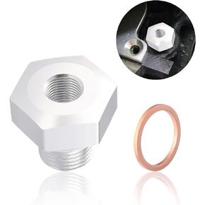 LS Oil Pressure Adapter Compatible with All GM LS Series Engines,M16x1.5 LS Swap Oil Pressure Sensor Adapter,Standard Car Accessories Engine Oil Pressure Sensor Adapter