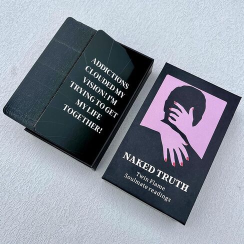Love Oracle Cards,Naked Truth Oracle Deck,Soulmate Oracle Cards for Beginners, Perfect for Twin Flame and Soulmate Readings in Kuwait