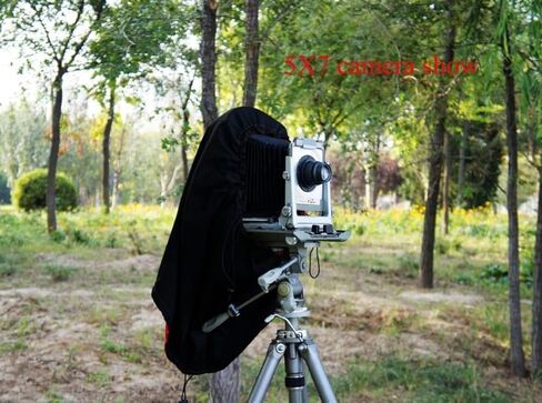 FotoHigh Dark Cloth Focus Hood for 8×10 120 Camera Large Format Barrel 60cm Long in Saudi Arabia