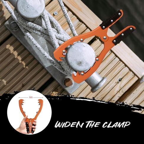 NEW-Vi Kayak Anchor- with 2pcs 16.4ft Paracord- Kayak Fishing Accessories for and Float Tube- Canoe Accessories with Teeth Brush Clamp Anchor- Fishing Boat Camping- Rubber Grips in Saudi Arabia
