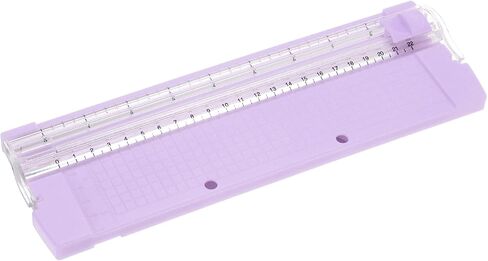 PATIKIL 9 Inch Paper Cutter, Portable Anti-Slip Paper Trimmer Slicer Scrapbooking Tool for Craft Paper Photo Cardstock, Pink in Saudi Arabia
