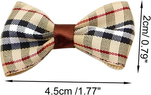 مشبك شعر للكلاب بنمط منقوش كلاسيكي من KADBLE، فيونكات شعر للقطط مع مشابك، 12 قطعة/6 أزواج in Kuwait