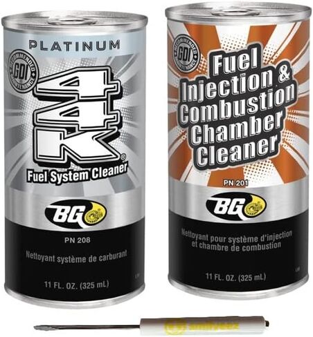 Smilyeez BG K1003 Fuel Injection & Combustion Chamber Cleaner PN 201 & BG Platinum 44K Fuel System Cleaner PN 208 Kit with Pocket Screwdriver (1) in Saudi Arabia