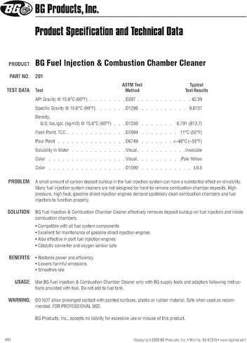 Smilyeez BG K1003 Fuel Injection & Combustion Chamber Cleaner PN 201 & BG Platinum 44K Fuel System Cleaner PN 208 Kit with Pocket Screwdriver (1) in Saudi Arabia