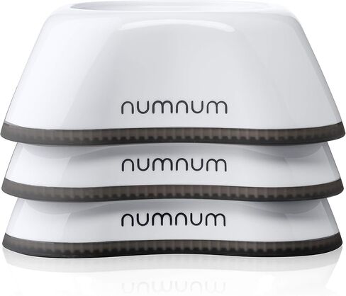 NumNum Starter Kit | Baby Bowl and Spoons Set (Stage 1 + Stage 2) | BPA Free Silicone Toddler Feeding Supplies | Baby Led Weaning Bowl and Baby Utensils For Kids Ages 6 Months+ in Saudi Arabia