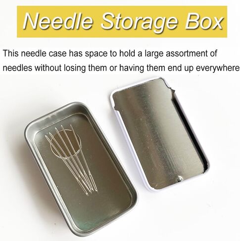 Cute Cat Needle Case Magnetic Sewing Storage Oraganizer Box and Kitten Needle Minder for Embroidery Cross Stitch Needlework Craft Accessories (Black) in Saudi Arabia