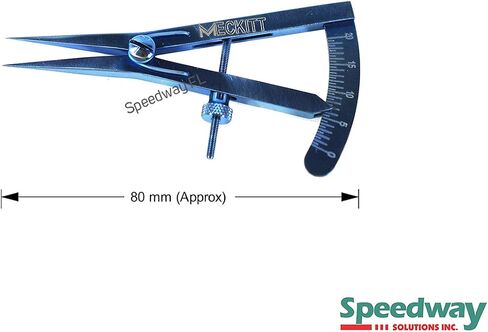 Castroviejo Caliper Straight I Titanium I Approx 80 mm in Saudi Arabia