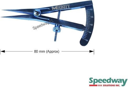 Castroviejo Caliper Straight I Titanium I Approx 80 mm in Kuwait
