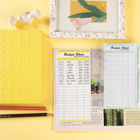 Homtable 120 Pieces Expense Tracker Budget Sheets Money Trackers for Cash Budget Binder Envelopes Inserts and Budget Planner(6.42 x 3.15 inches) (Multicolored) in Saudi Arabia