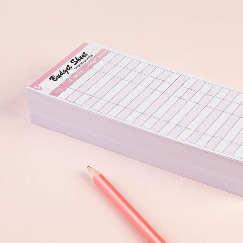 Homtable 120 Pieces Expense Tracker Budget Sheets Money Trackers for Cash Budget Binder Envelopes Inserts and Budget Planner(6.42 x 3.15 inches) (Multicolored) in Saudi Arabia