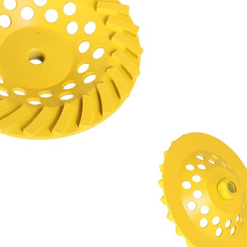 Timunr 7 Inch Diamond Cup Grinding Wheel, 24 Turbo Segments with 5/8-11 Inch Arbor Fit for Grinder Polishing and Cleaning Marble Masonry Concrete in Saudi Arabia