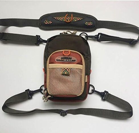 Rudder Fly Fishing Chest Pack Bag With Molded Fly Bench 9.50 x 6 inch in Saudi Arabia