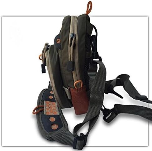 Rudder Fly Fishing Chest Pack Bag With Molded Fly Bench 9.50 x 6 inch in Saudi Arabia