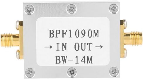 1090MHz Band Pass Filter, Saw Band Pass Filter 1 PCS 1090MHz ADS-B Aeronautical Bandwidth 14MHz SMA Interface Band-Pass Filter in Kuwait