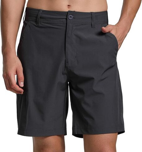 Nothinchan Men's Golf Shorts Quick Dry Lightweight Stretch Casual Shorts for Outdoor Hiking in Saudi Arabia