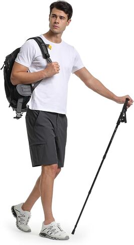 Nothinchan Men's Golf Shorts Quick Dry Lightweight Stretch Casual Shorts for Outdoor Hiking in Saudi Arabia