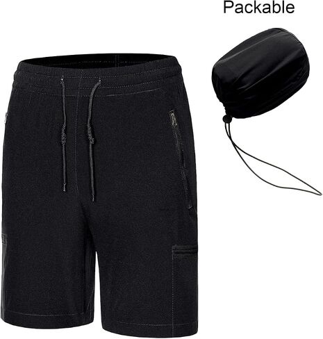 Pursky Men's Cargo Hiking Shorts Quick Dry Lightweight Golf Athletic Big Tall in Saudi Arabia