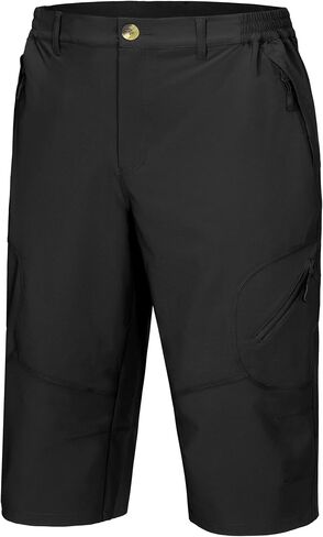 Little Donkey Andy Men's Sun Protection Capri Shorts UPF50+, Quick-Dry Performance 3/4 Hiking Pants Ripstop in Saudi Arabia