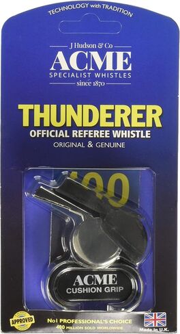 ACME Thunderer Finger Grip Metal Whistle Nickel-Plated (477/58.5) Large in Saudi Arabia