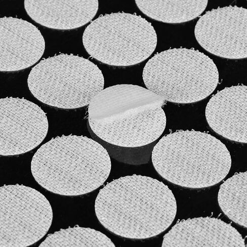 نقاط لاصقة ذاتية من Quefe 1400 قطعة بقطر 0.79 بوصة ونقاط حلقة وحلقة 20 مم خلفية لاصقة مستديرة للمدرسة والفصول الدراسية والحرف المنزلية والمكاتب (700 زوج أبيض) in Kuwait