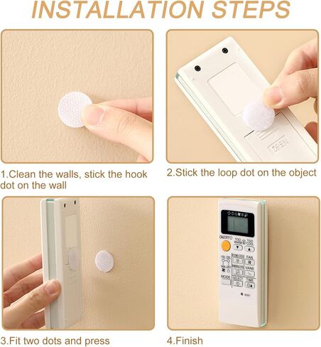 نقاط لاصقة ذاتية من Quefe 1400 قطعة بقطر 0.79 بوصة ونقاط حلقة وحلقة 20 مم خلفية لاصقة مستديرة للمدرسة والفصول الدراسية والحرف المنزلية والمكاتب (700 زوج أبيض) in Kuwait