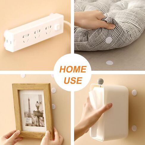 نقاط لاصقة ذاتية من Quefe 1400 قطعة بقطر 0.79 بوصة ونقاط حلقة وحلقة 20 مم خلفية لاصقة مستديرة للمدرسة والفصول الدراسية والحرف المنزلية والمكاتب (700 زوج أبيض) in Kuwait