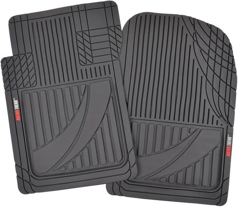 Motor Trend FlexTough™ Advanced Performance Car Floor Mats & Cargo Liner - 4pc HD Rubber Floor Mats & Trunk Mat for Car SUV Van Auto in Saudi Arabia