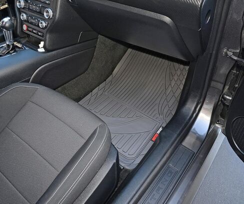Motor Trend FlexTough™ Advanced Performance Car Floor Mats & Cargo Liner - 4pc HD Rubber Floor Mats & Trunk Mat for Car SUV Van Auto in Saudi Arabia