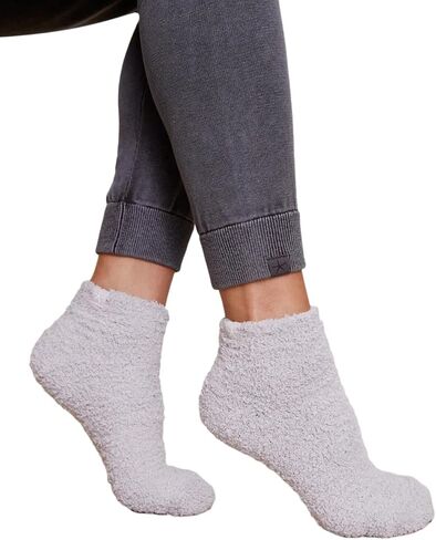 Barefoot Dreams CozyChic 2 Pack Crew Sock set, Crew Socks, Plush Socks, Loungewear, Warm Toes, Fuzzy Socks-Set of 2 in Saudi Arabia