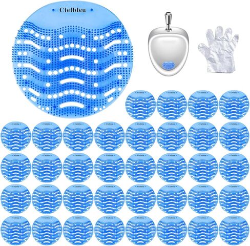 24 Packs Urinal Screens Deodorizer, Urinal Cake Anti-Splash&Odor Freshener – Ideal for Schools, Bathrooms, Restrooms, Office (24PACK) (24 Pack) in Saudi Arabia