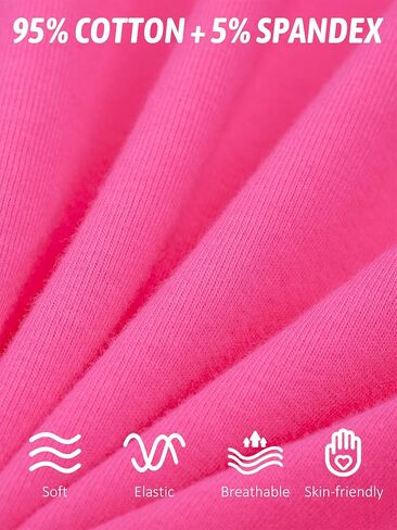 قمصان Poroka مكونة من 4 قطع من القطن بأكمام قصيرة وأكمام منتفخة للأطفال البنات ورقبة دائرية وأكمام قصيرة للأطفال in Kuwait