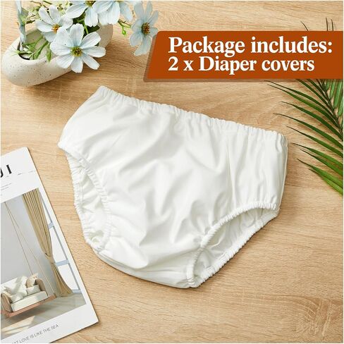 Amylove Swim Diaper Cover for Adult Reusable Diaper for Pool Washable Leak Resistant Waterproof Adult Pull on Cover Pants(Black,1 Piece) in Saudi Arabia