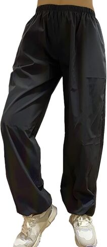 Aelidiya Night Club Metallic Hologram Shiny Pants Party Trousers Sports Active Pants in Saudi Arabia