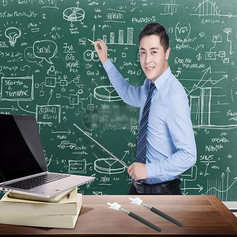 3 قطع من مؤشر المعلمين التليسكوبي، عصا مؤشر إصبع صغيرة قابلة للتمديد، مؤشر تعليمي قابل للسحب لمستلزمات مدرسي رياض الأطفال في المدرسة الابتدائية. in Kuwait