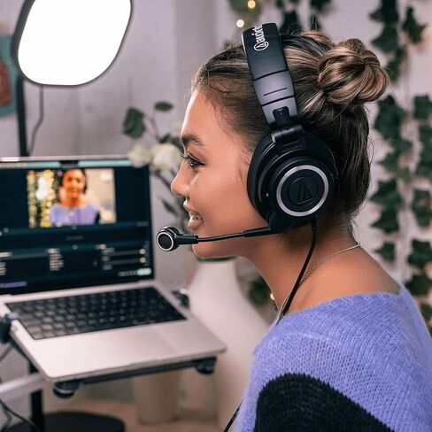 Audio-Technica ATH-M50xSTS XLR StreamSet Streaming Headset, Black (Renewed) in Saudi Arabia