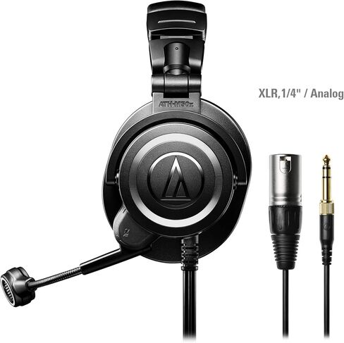 Audio-Technica ATH-M50xSTS XLR StreamSet Streaming Headset, Black (Renewed) in Saudi Arabia