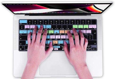 XSKN Silicone Keyboard Cover Skin for MacBook Pro/Air with Touch ID 14.2" 16.2" 13.6" 15.3" Model No: A2442 A2779 A2918 A2992 A2485 A2780 A2681 A3113 A2941 A3114 (EU Layout, Ableton Live Shortcuts) in Saudi Arabia