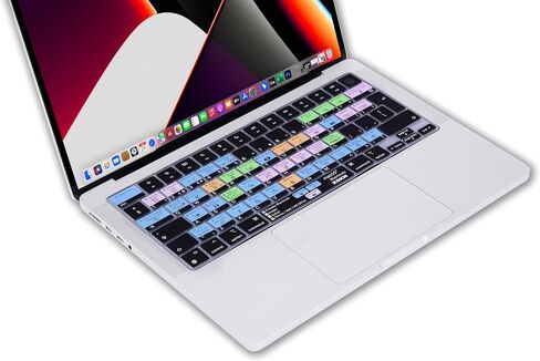 XSKN Silicone Keyboard Cover Skin for MacBook Pro/Air with Touch ID 14.2" 16.2" 13.6" 15.3" Model No: A2442 A2779 A2918 A2992 A2485 A2780 A2681 A3113 A2941 A3114 (EU Layout, Ableton Live Shortcuts) in Saudi Arabia