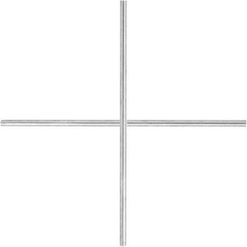Glarks 6Pcs 3mm x 300mm Aluminum Straight Metal Round Shaft Rod Bar for DIY RC Model Car, RC Helicopter Airplane, Model Ship (3mmx300) in Saudi Arabia