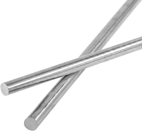 Glarks 6Pcs 3mm x 300mm Aluminum Straight Metal Round Shaft Rod Bar for DIY RC Model Car, RC Helicopter Airplane, Model Ship (3mmx300) in Saudi Arabia