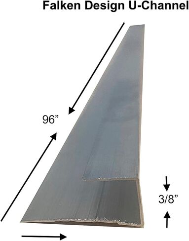 Falken Design Falkenacrylic-MW-CL-6MM/2424 Mw-CL-6mm/2424 ورق بولي كربونات متعدد الجدران، غطاء دفيئة، 6 مم (0.236 بوصة) 24 بوصة × 24 بوصة - شفاف، بولي كربونات in Kuwait