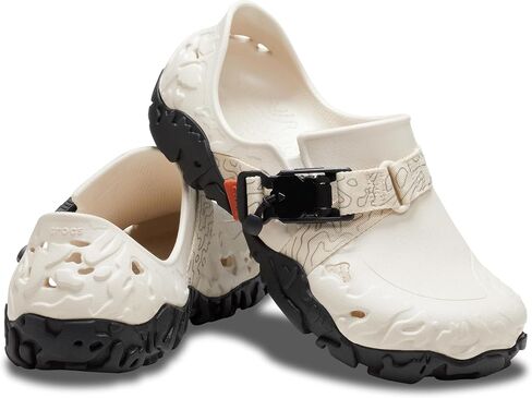 Crocs Unisex All-Terrain Atlas, Slip On Sneakers with Buckle Strap Clog, White, Numeric_12 US Men in Saudi Arabia