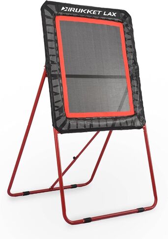 Rukket 4x8ft Lacrosse Rebounder Pitchback Training Screen | Practice Catching, Throwing, and Shooting with Rain Protection Screen in Kuwait