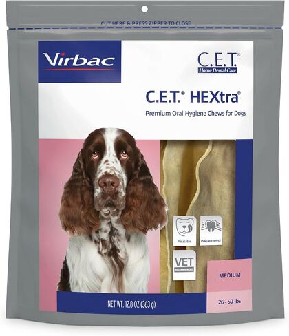 Virbac CET HEXtra Premium Oral Hygeine for Dogs, under 11 lbs(Pack of 1) in Kuwait