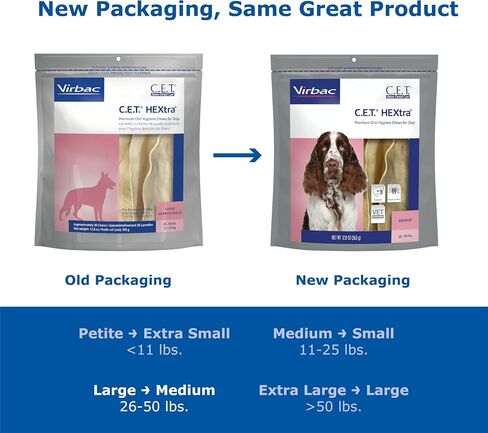 Virbac CET HEXtra Premium Oral Hygeine for Dogs, under 11 lbs(Pack of 1) in Kuwait