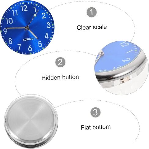 Homoyoyo 1 قطعة ساعة السيارة الرقمية لوحة القيادة على مدار الساعة لشاحنة لوحة القيادة سيارة ساعة لوحة القيادة الأزرق ساعة مضيئة ساعة سيارة صغيرة على مدار الساعة الرقمية الساعات السيارات على مدار الساعة لوحة القيادة سيارة لوحة القيادة على مدار الساعة متر in Kuwait