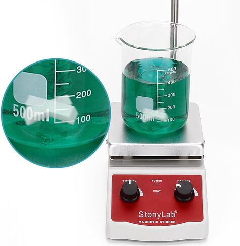 stonylab 5 Pack Cross Shape Magnetic Stirrer Stir Bar, 50 x 10 mm PTFE-Coated Magnetic Stirring Bars White Stir Mixer for Stirrers in Saudi Arabia