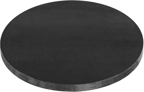 eoere 6 PCS 4" Round Weldable Heavy Duty Steel Sheet Base Plate Flat Backing Plate Disks, Flat Disc Shaped Base Plate Sheet Weld Tabs, Thick 7/32"(5.6 mm) in Saudi Arabia